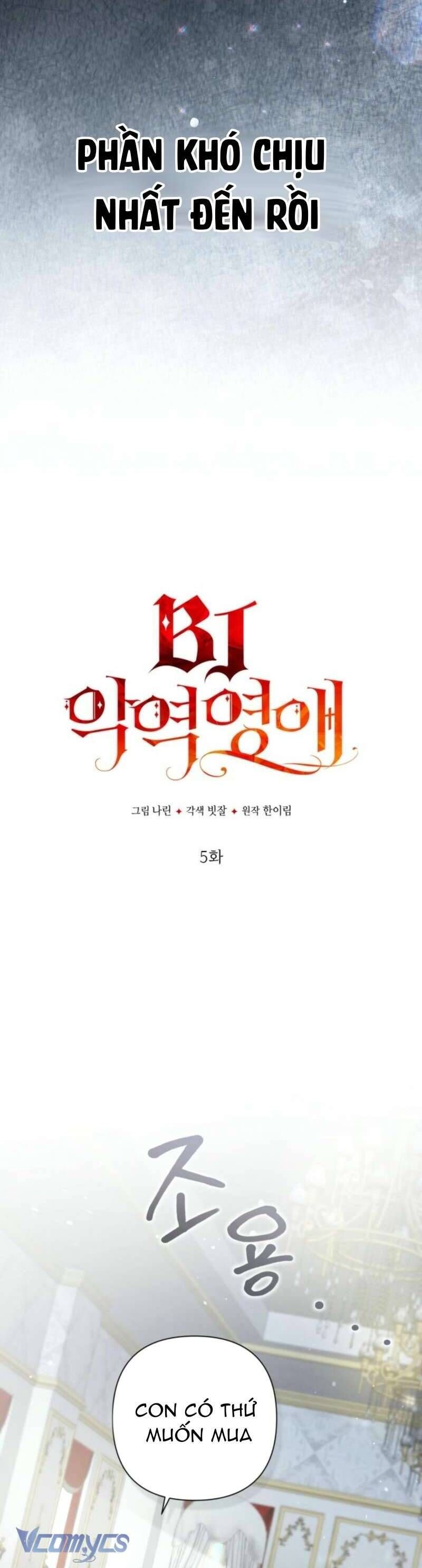 Tiểu Thư Phản Diện Bj Chap 5 - Next Chap 6