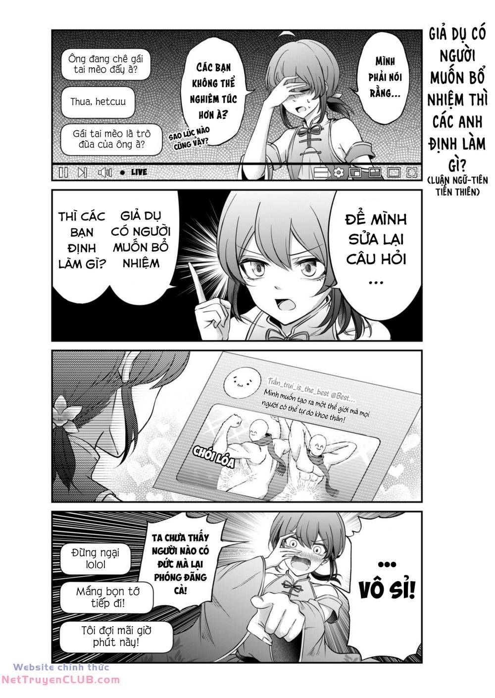 Khổng Tử Làm Vtuber Chap 3 - Next Chap 4