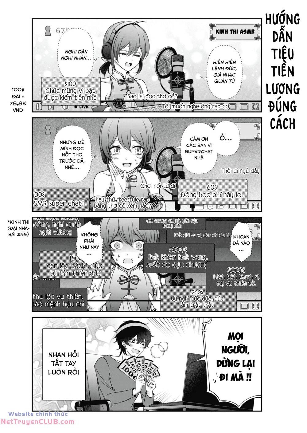 Khổng Tử Làm Vtuber Chap 4 - Next Chap 5