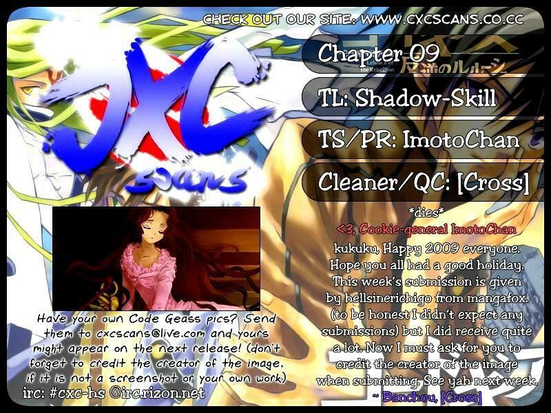 Code Geass: Lelouch Of The Rebellio Chap 9 - Next Chap 10