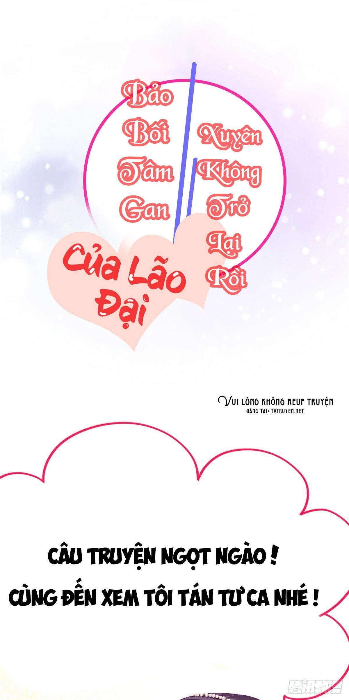 Bảo Bối Tâm Gan Của Lão Đại Xuyên Không Trở Lại Rồi Chap 1 - Next Chap 2