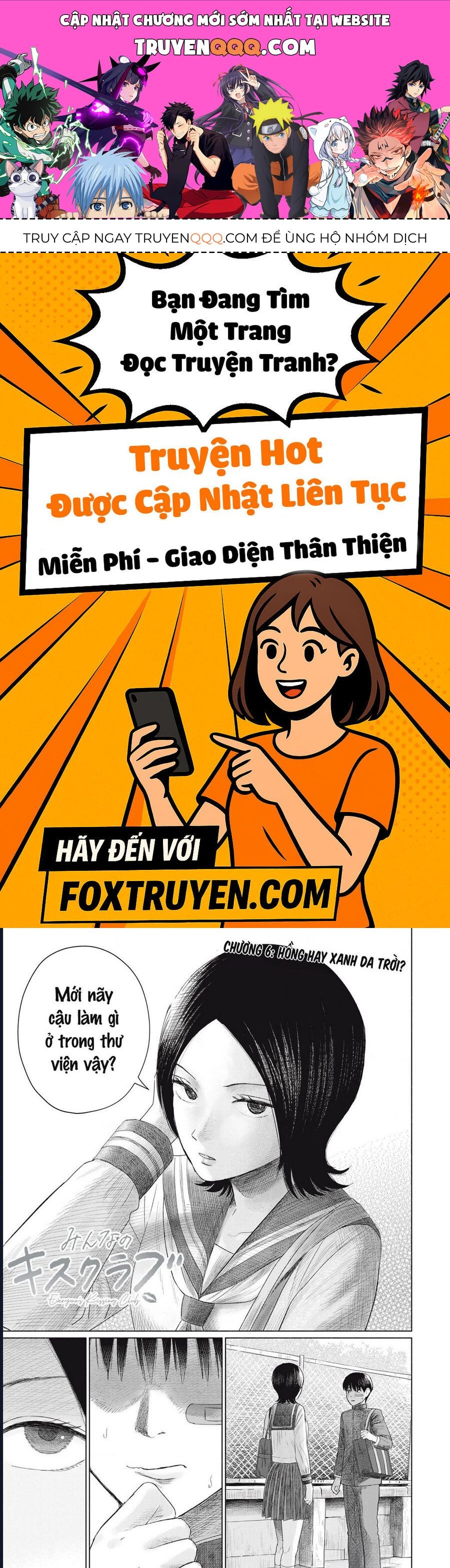 Câu Lạc Bộ Hôn Hít Cho Mọi Nhà Chap 6 - Next Chap 7