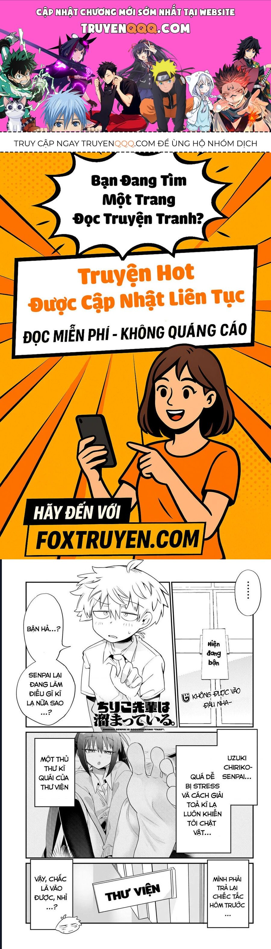 Chiriko Senpai Đang Bị Dồn Nén Chap 2 - Next Chap 3