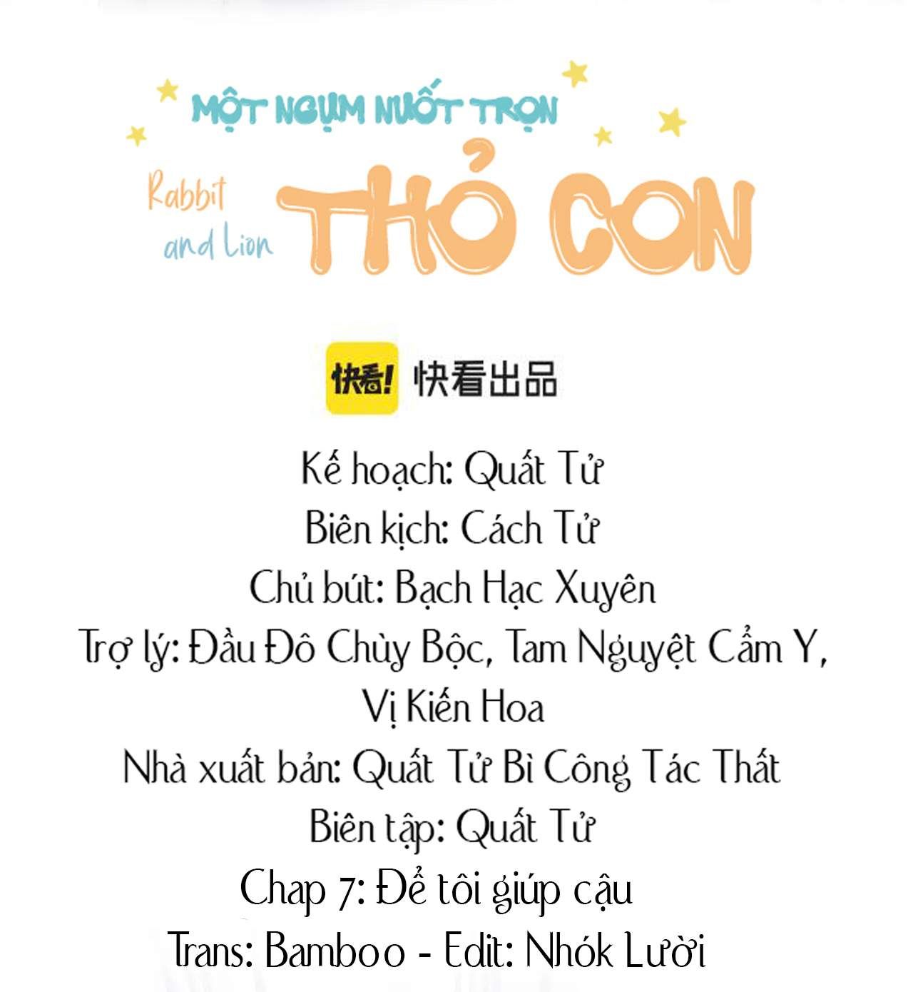 Một Ngụm Nuốt Trọn Thỏ Con Chap 7 - Next Chap 8
