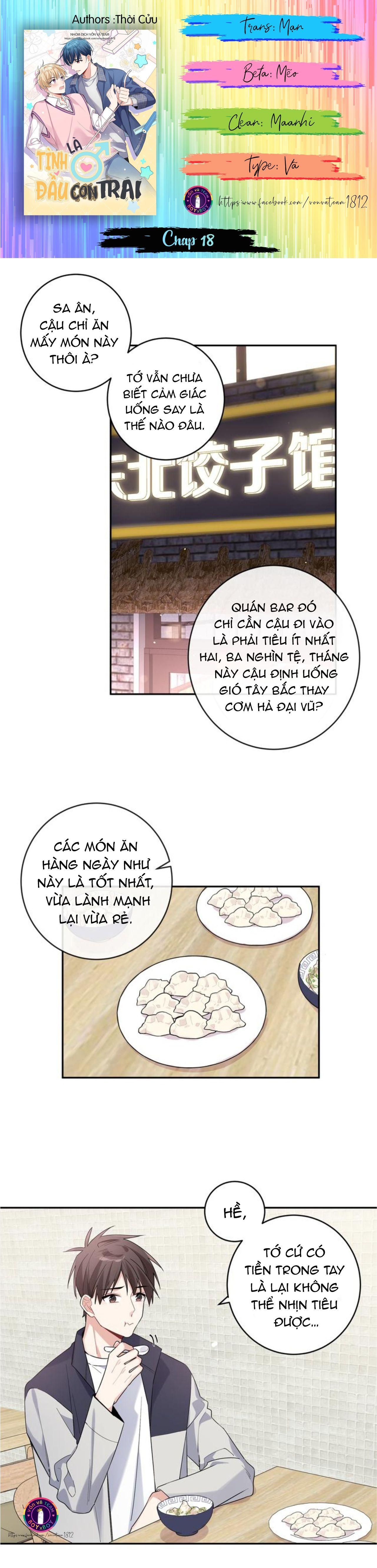 Tình Đầu Là Con Trai Chap 18 - Next Chap 19