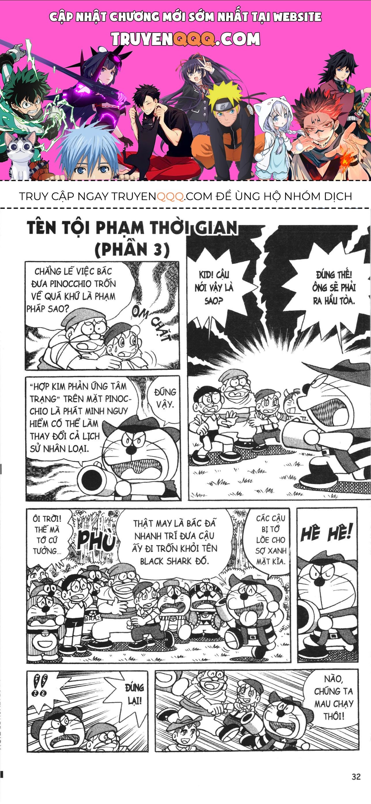 Đội Quân Doraemon Đặc Biệt Chap 131 - Next Chap 132