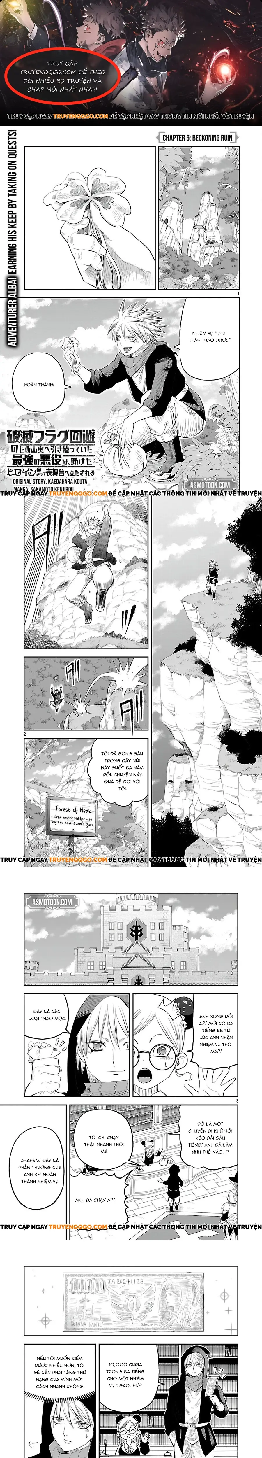 Hametsu Flag Kaihi No Tame Yamaoku E Hikikomotteita Saikyou No Akuyaku Wa, Tasuketa Heroine Ni Yotte Omotebutai E Tatasareru Chap 5 - Next Chap 6