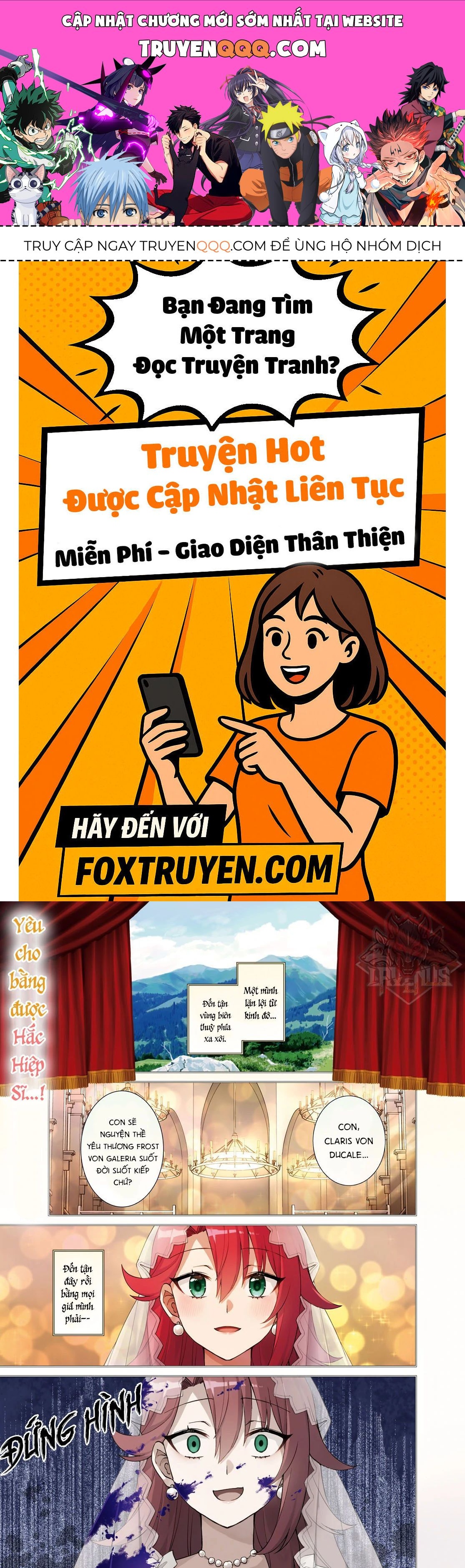 Lệnh Nữ Gia Cảnh Thảm Thương Muốn Đem Lòng Yêu Hắc Hiệp Sĩ Chap 1 - Next Chap 2