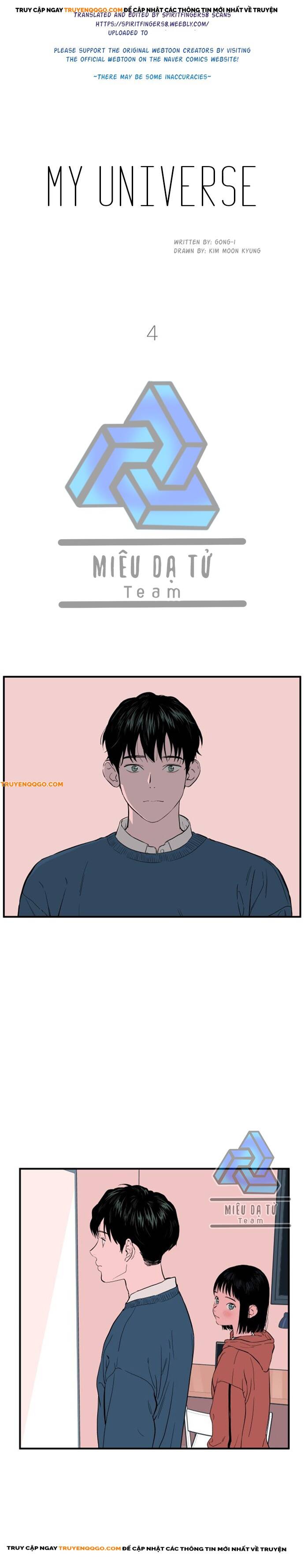 Hỡi Vũ Trụ Của Tôi Chap 4 - Next Chap 5