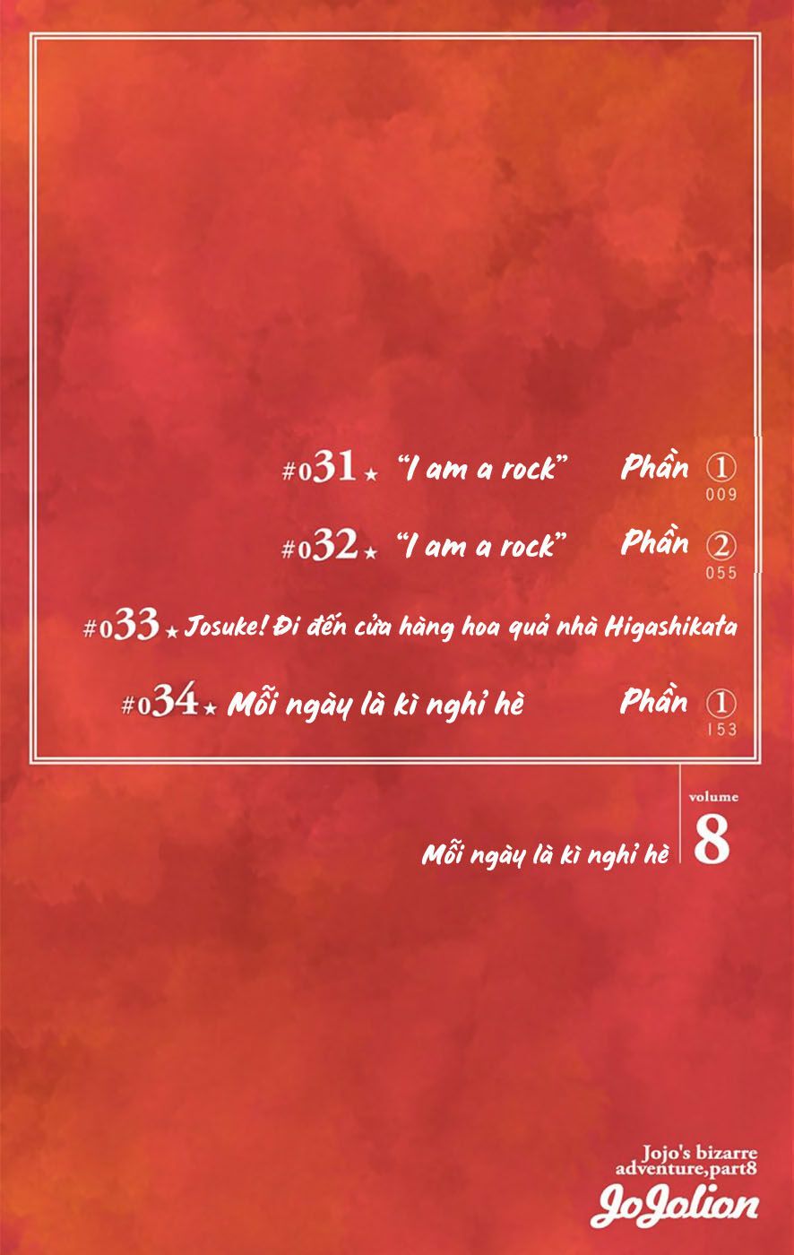 Cuộc Phiêu Lưu Kì Bí Của Jojo Phần 8: Jojolion Chap 31 - Next Chap 32