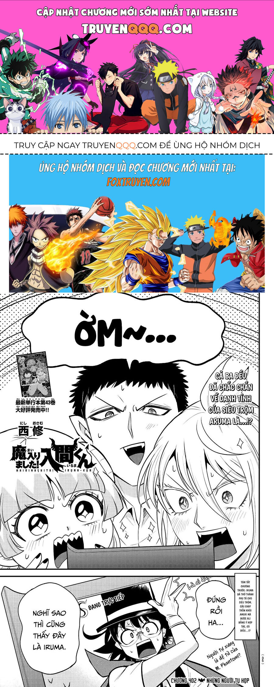 Chào Mừng Cậu Đến Trường Iruma-Kun Chap 402 - Next Chap 403