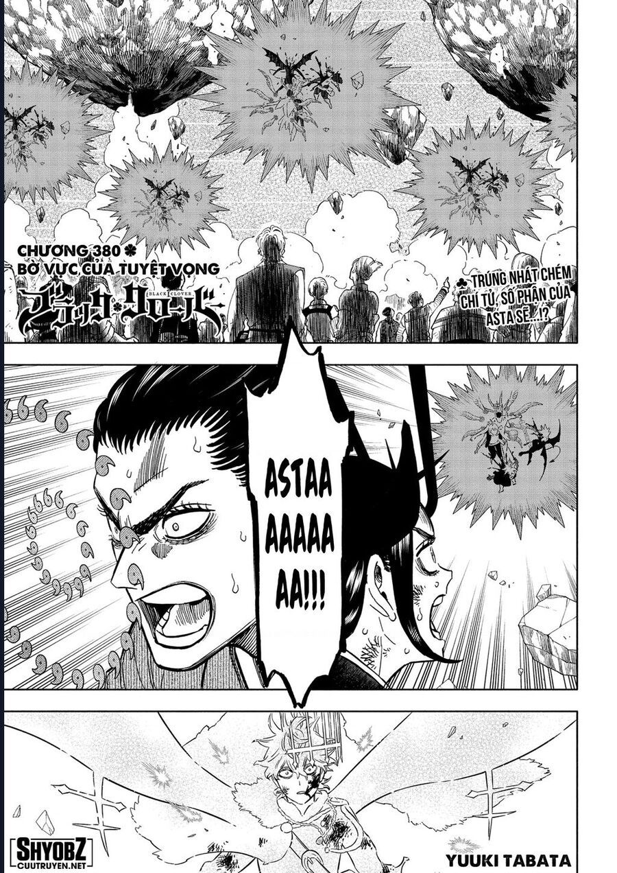 Black Clover - Thế Giới Phép Thuật Chap 380 - Next Chap 381