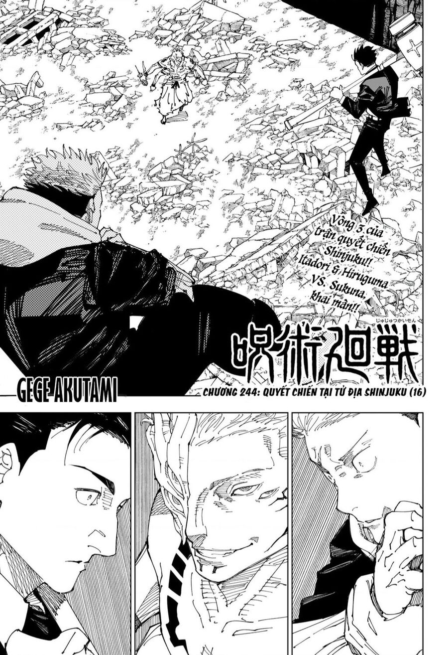 Jujutsu Kaisen - Chú Thuật Hồi Chiến Chap 244 - Next Chap 245