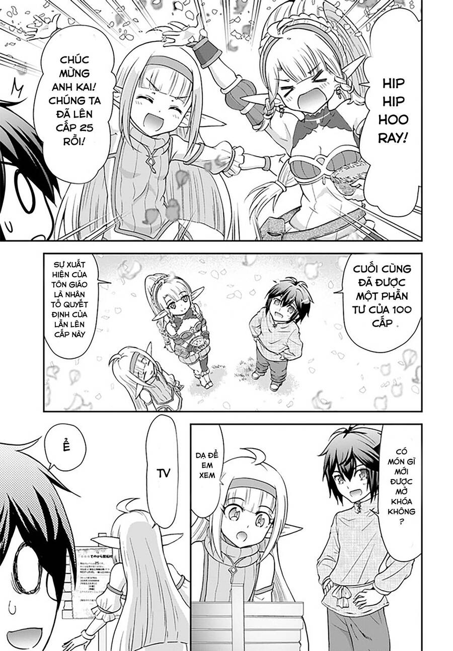 Tenohira Kaitaku Mura De Isekai Kenkokuki: Fueteku Yome-Tachi To Nonbiri Mujintou Life Chap 23.4 - Next Chap 24.4