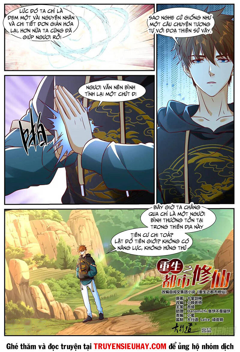 Trọng Sinh Đô Thị Tu Tiên Chap 929 - Next Chap 930