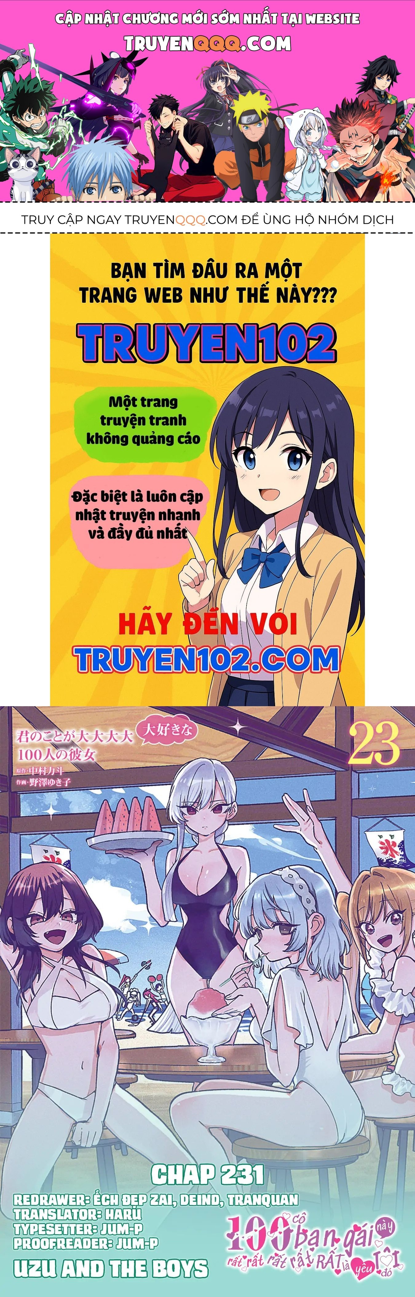 Kimi No Koto Ga Dai Dai Dai Dai Daisuki Na 100-Ri No Kanojo Chap 231 - Next Chap 232