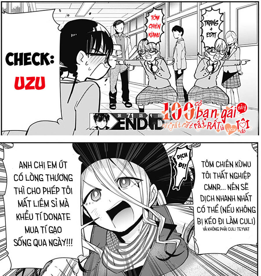 Kimi No Koto Ga Dai Dai Dai Dai Daisuki Na 100-Ri No Kanojo Chap 71 - Next Chap 72