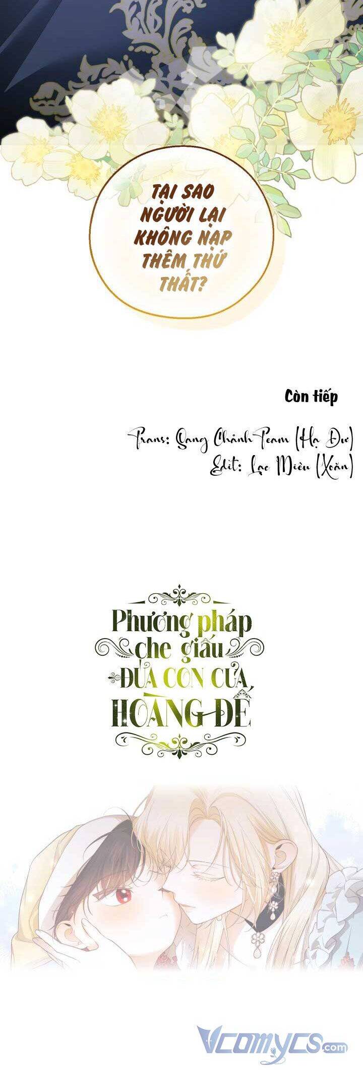 Phương Pháp Che Giấu Đứa Con Của Hoàng Đế Chap 76 - Next Chap 77