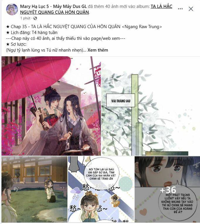 Để Ta Làm Ánh Trăng Đen Của Hôn Quân Chap 35 - Next Chap 36