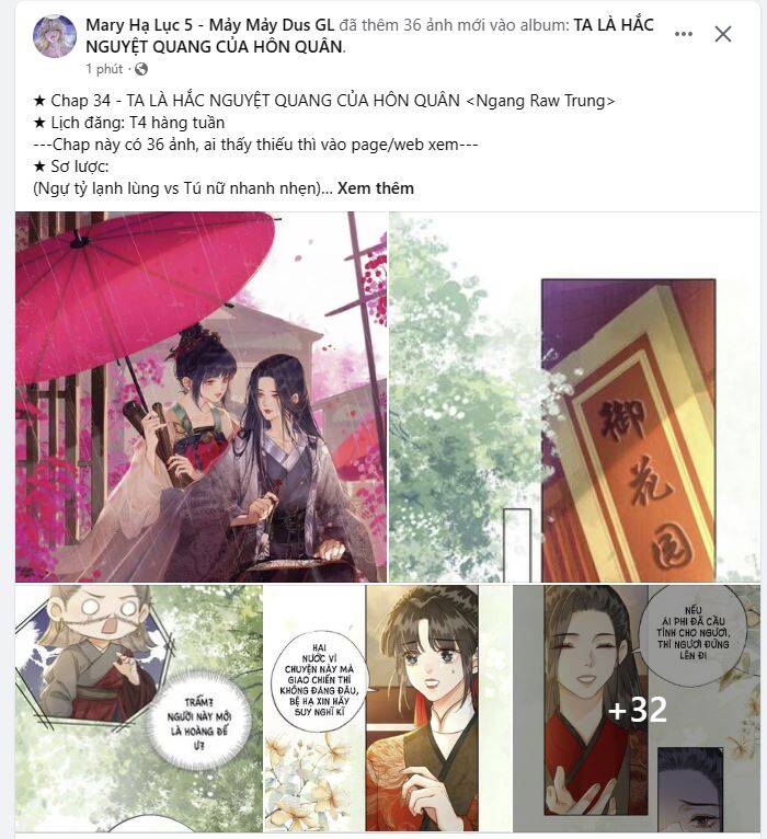 Để Ta Làm Ánh Trăng Đen Của Hôn Quân Chap 34 - Next Chap 35