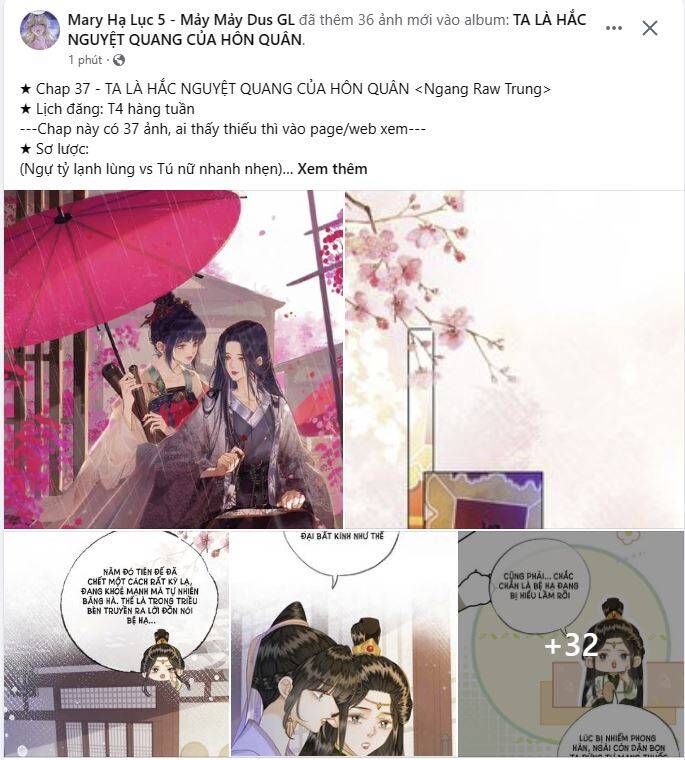 Để Ta Làm Ánh Trăng Đen Của Hôn Quân Chap 37 - Next Chap 38