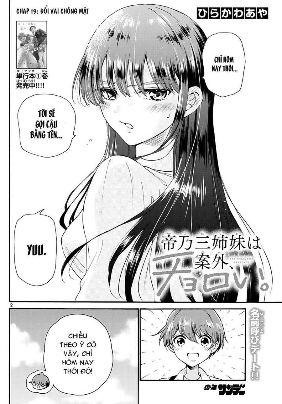 Ba Chị Em Nhà Mikadono Dễ Đối Phó Thật Đấy Chap 19 - Next Chap 20