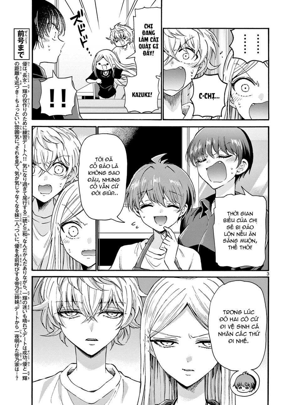 Ba Chị Em Nhà Mikadono Dễ Đối Phó Thật Đấy Chap 23 - Next Chap 24