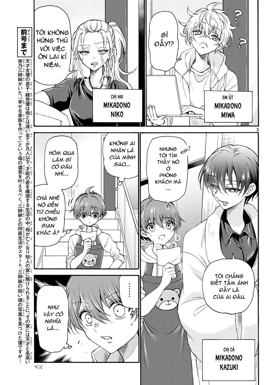 Ba Chị Em Nhà Mikadono Dễ Đối Phó Thật Đấy Chap 8 - Next Chap 9