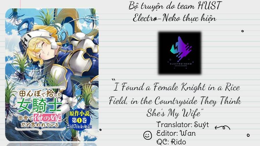 I Found A Female Knight In A Rice Field, In The Countryside They Think She’S My Wife Chap 2 - Next Chap 3