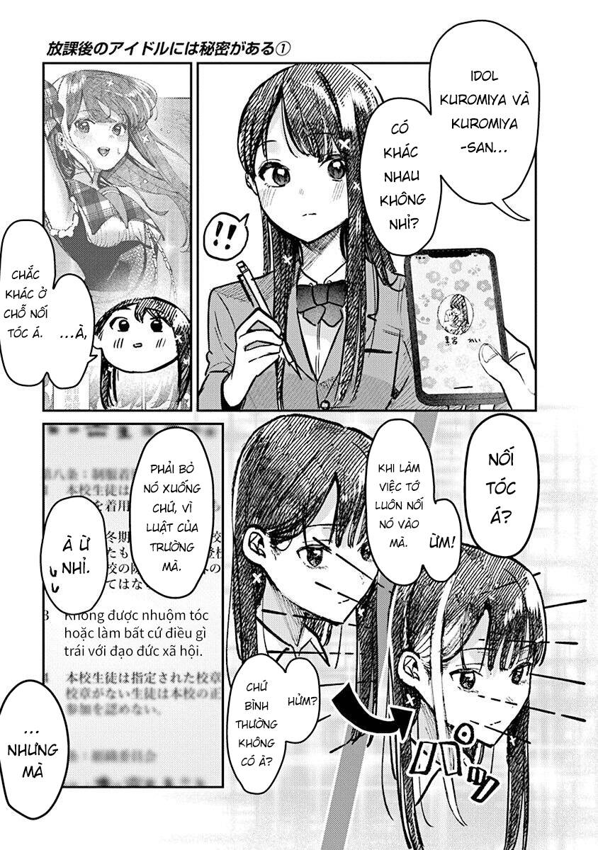 Bí Mật Của Idol, Sau Giờ Học Chap 4 - Next Chap 5